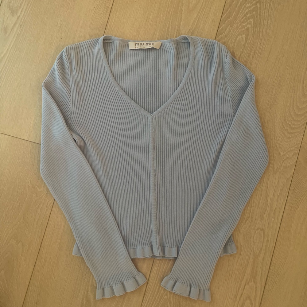Vintage Miu Miu Knit Top!